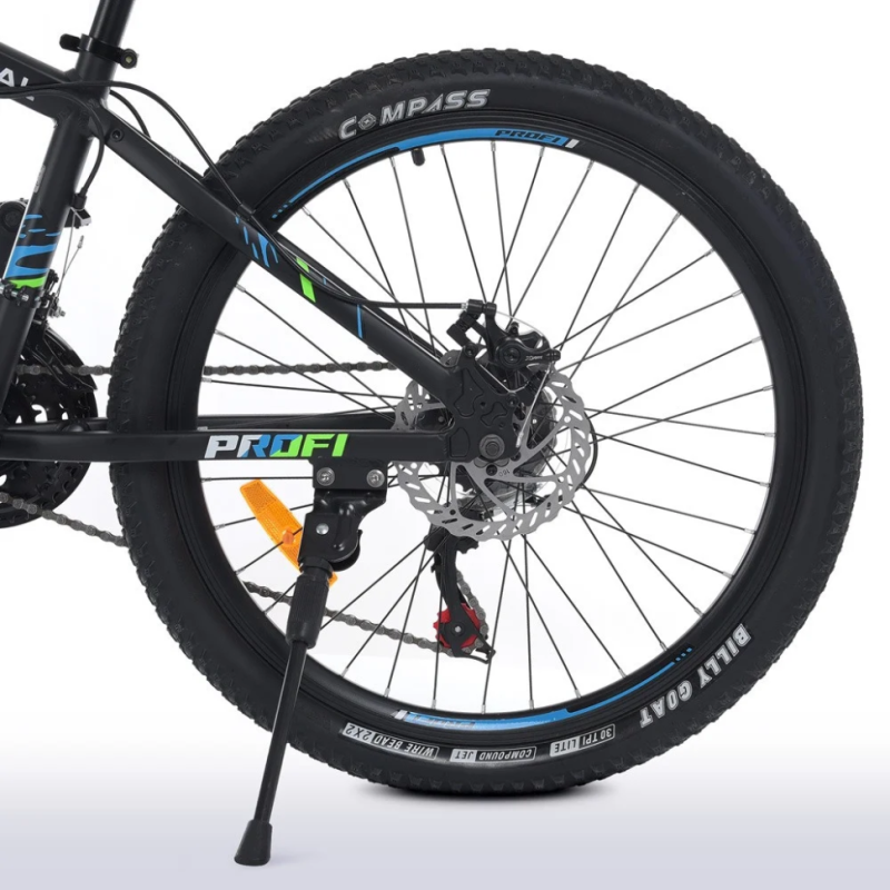 Велосипед "OPTIMAL" PROF1 G24OPTIMAL A24.4 24 д. Алюм.рама 13", SHIMANO 21SP, DB, FW TZ500, чорн-голуб