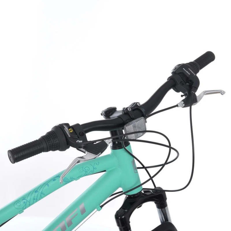 Велосипед "AIRY" PROF1 G24AIRY A24.4 24 д. Алюм.рама 15", SHIMANO 21SP, алюм.DB, CS TZ500, м'ятний