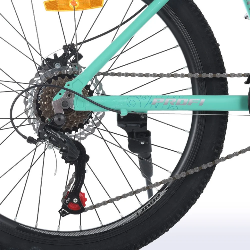 Велосипед "AIRY" PROF1 G24AIRY A24.4 24 д. Алюм.рама 15", SHIMANO 21SP, алюм.DB, CS TZ500, м'ятний