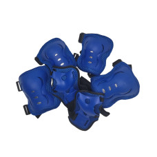 Дитячий набір захисту Bambi MS 0338 для колін, ліктів, зап'ястків Синій (MS 0338(Blue))