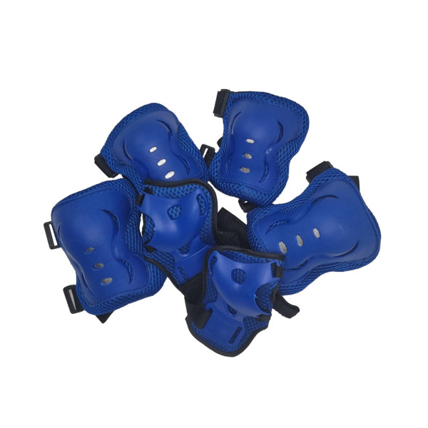 Дитячий набір захисту Bambi MS 0338 для колін, ліктів, зап'ястків Синій (MS 0338(Blue))