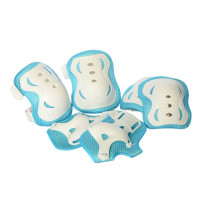 Дитячий набір захисту Bambi MS 0338 для колін, ліктів, зап'ястків Білий (MS 0338(White))