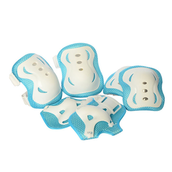 Дитячий набір захисту Bambi MS 0338 для колін, ліктів, зап'ястків Білий (MS 0338(White))