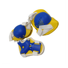 Комплект захисний дитячий MS 0032-2(Yellow) наколінники, налокітники, зап'ястя (MS 0032-2(Yellow))