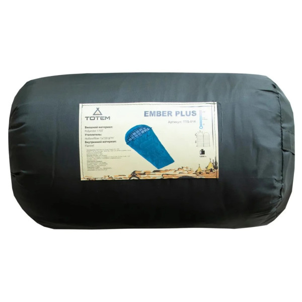 Спальний мішок Ember Plus Totem UTTS-014-R оливковий (UTTS-014-R)