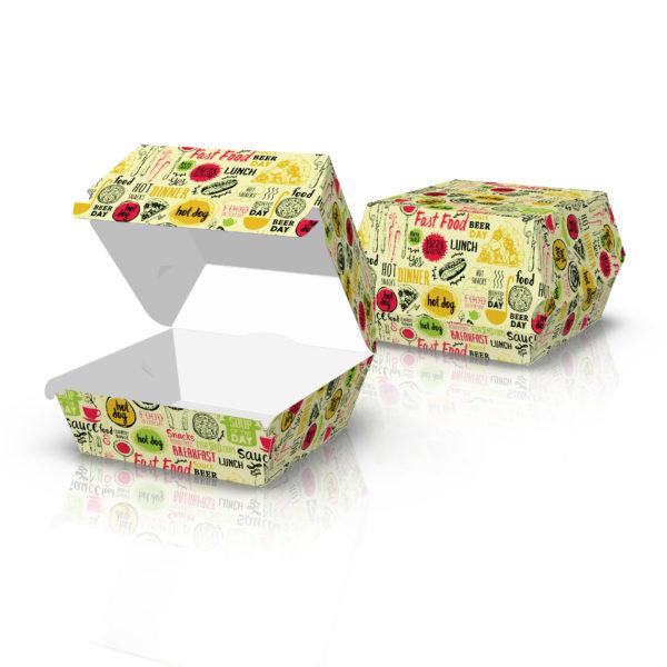 Упаковка для бургерів "Максі" світла