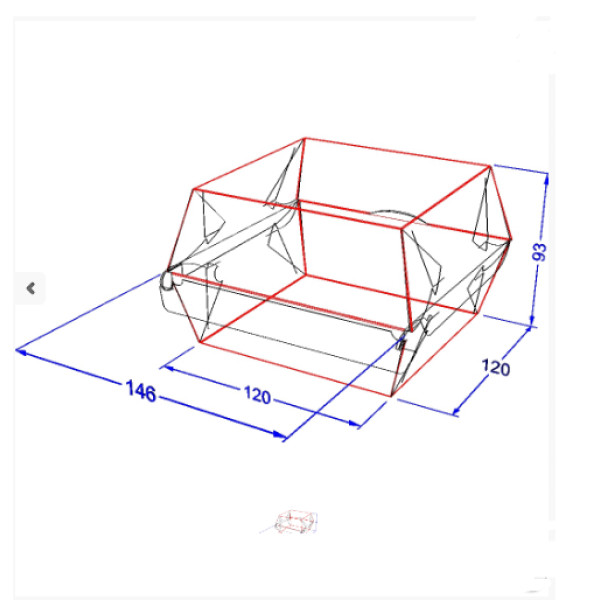 Упаковка для бургерів "Максі" світла