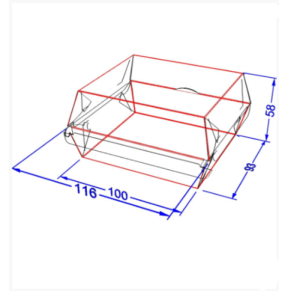Упаковка для бургерів "Міні" крафт