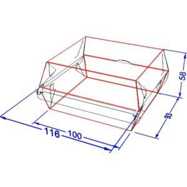 Упаковка для бургерів "Міні" Чорна