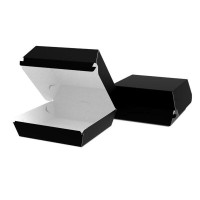 Упаковка для бургерів "Міді" Чорна