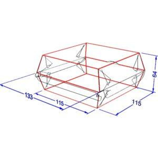Упаковка для бургерів "Міді" Чорна