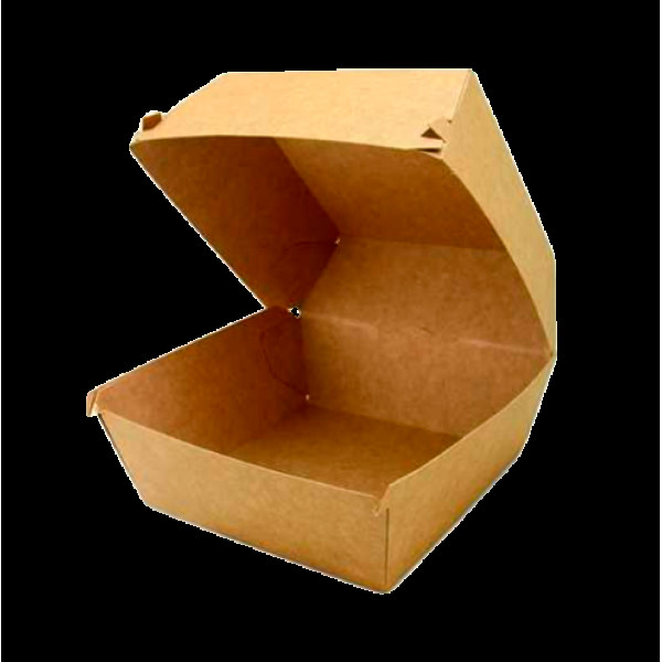 Упаковка для бургера Крафт 120х120х110 (100шт/ящ) КУБК1(КУБК1)