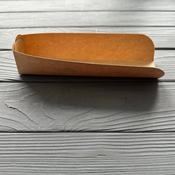 Упаковка для хот-дога клеєна 200х40х40мм Крафт PLHK