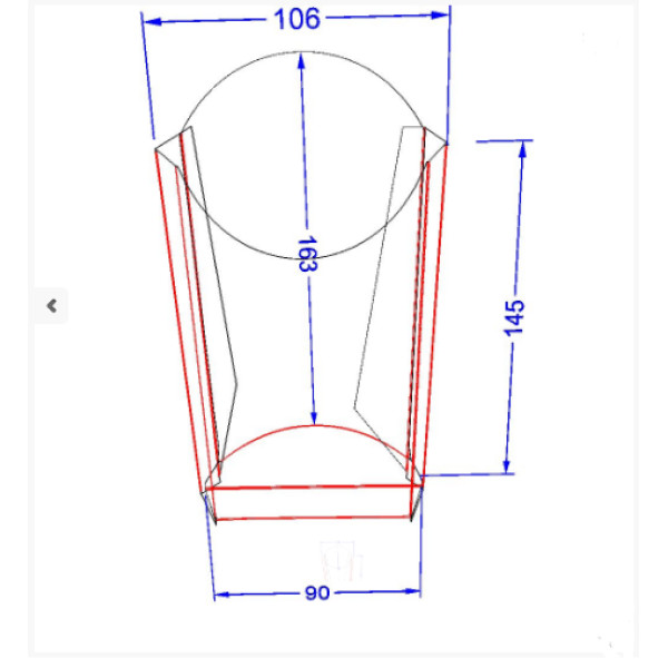 Упаковка для картоплі фрі Максі Крафт (50шт/уп)