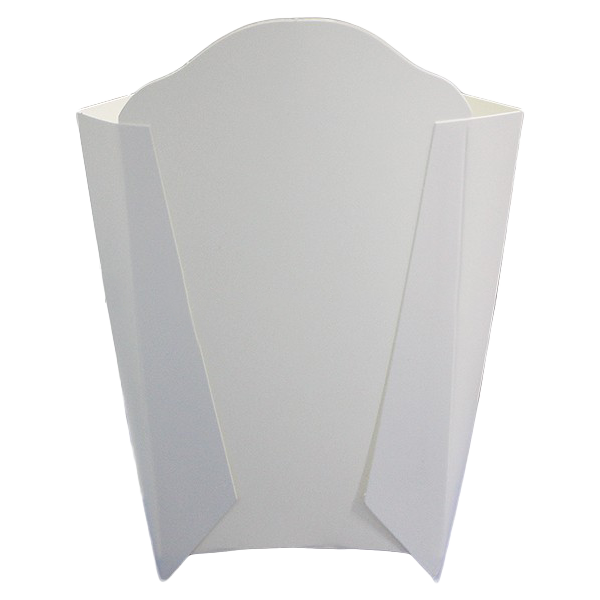 PLFW3 Упаковка для картоплі фрі картона біла MAXI (50/2000)