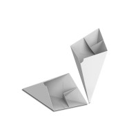 Конверт конусний (150 гр) білий