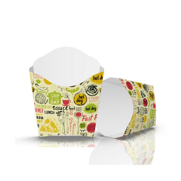 Упаковка для картоплі фрі "Міні" Світла