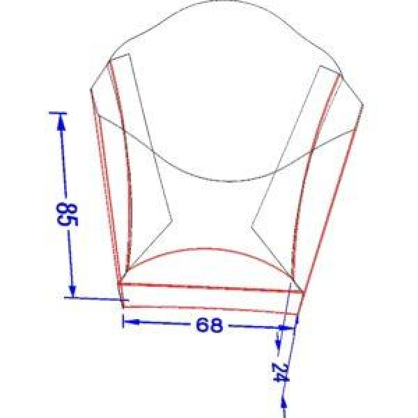 Упаковка для картоплі фрі Міні Чорна (50шт/уп)