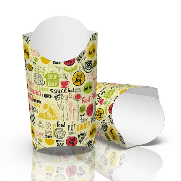 Упаковка для картоплі фрі "Максі" Світла