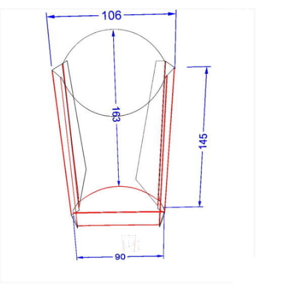 Упаковка для картоплі фрі "Максі" Світла