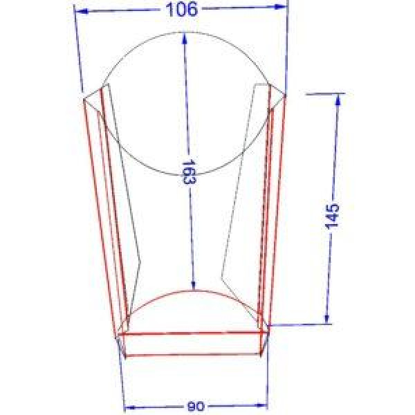 Упаковка для картофеля фри Макси Черная (50шт/уп)