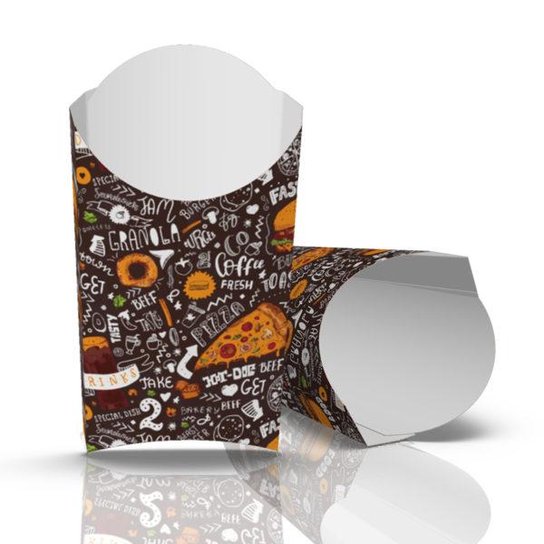 Упаковка для картоплі фрі "Максі" Темна