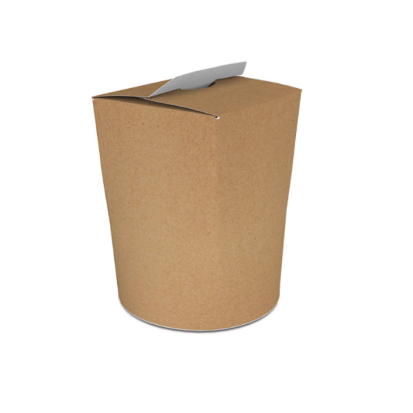 Коробка для локшини і салатів 900 мл. Крафт (50шт/уп)