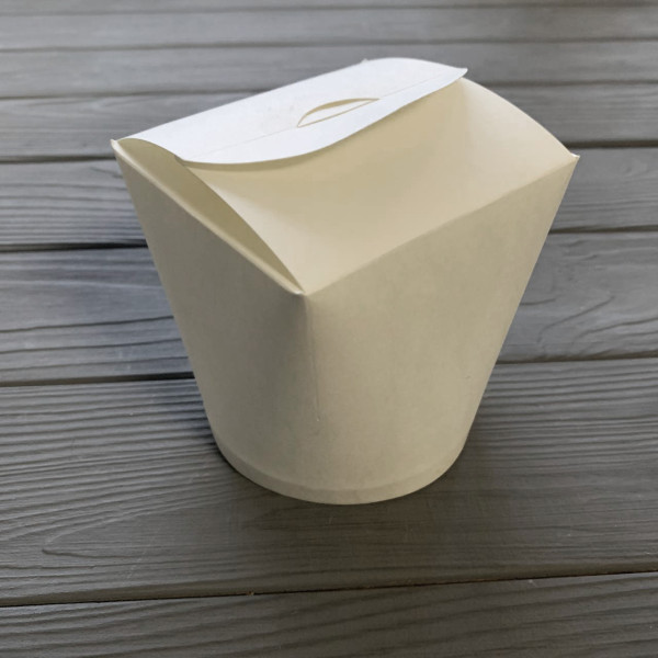 Паста бокс 600мл білий (50шт/уп|300шт/ящ) FLT600W