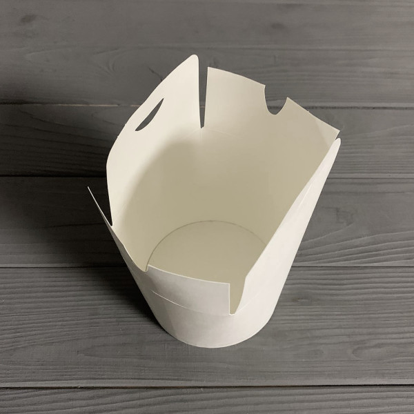 Паста бокс 600мл білий (50шт/уп|300шт/ящ) FLT600W