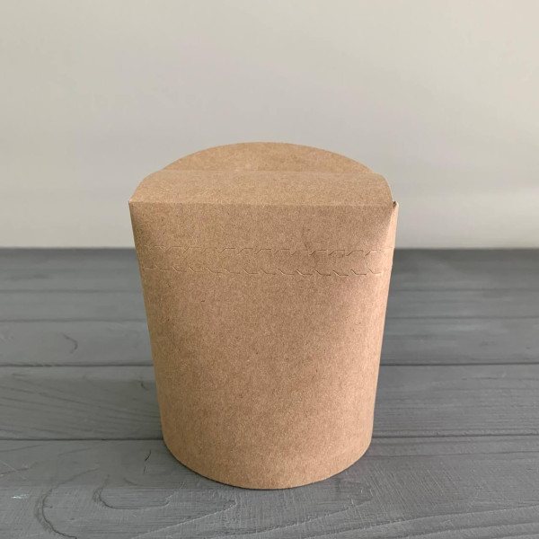 Паста бокс 600мл крафт (50шт/уп|300шт/ящ)