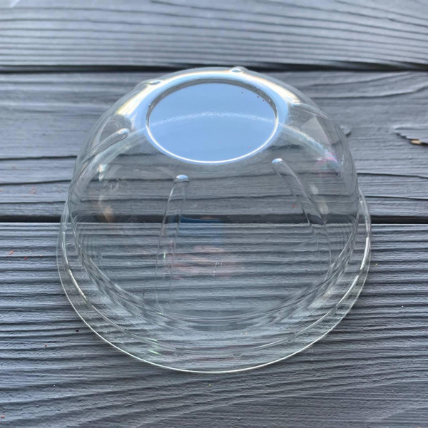 Кришка випукла без отвору ⌀90мм PET для 011585/011507 (100шт/уп|1000шт/ящ)