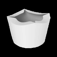 Стакан для морозива 350 мл білий (50шт/уп)(SMW1)