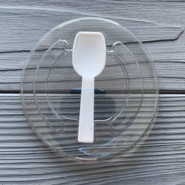 Кришка з ложечкою ⌀90мм PET для 011585/011507 (50шт/уп|1000шт/ящ)