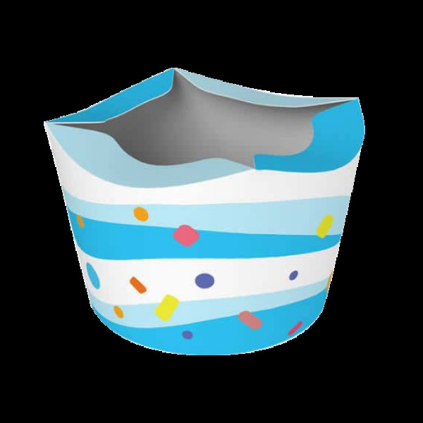 Стакан для морозива 350 мл з дизайном (50шт/уп)(SMD1)