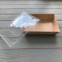 Контейнер бумажный Snack-box крафт/крафт прямоугольный 2100мл 215х150х48 мм (50/300) SB2100