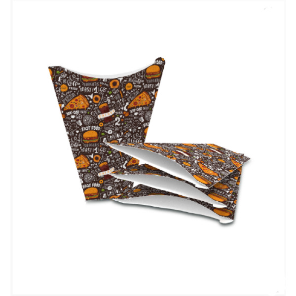 Картонна упаковка для млинців "Максі" темна