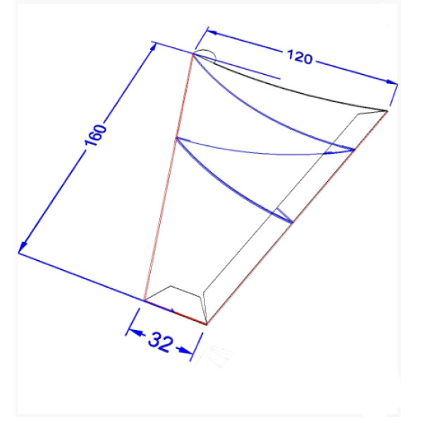 Картонна упаковка для млинців "Міні" крафт