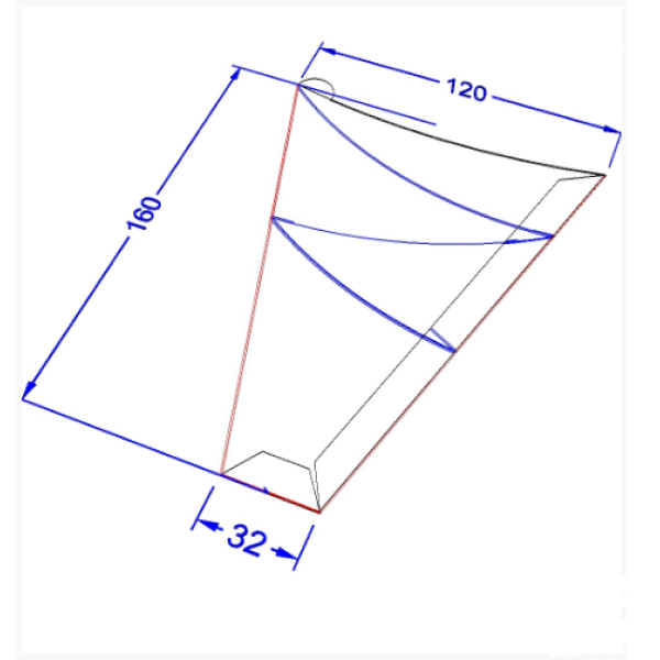 Картонна упаковка для млинців "Міні" темна