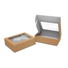 Картонная коробка для суши "МЕГА" Крафт