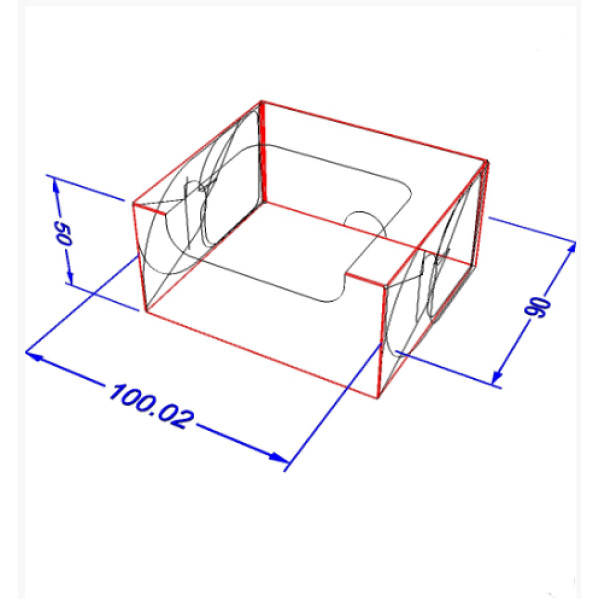Коробка для суші "Міні" світла