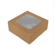 Картонна коробка для суші "Міді" крафт