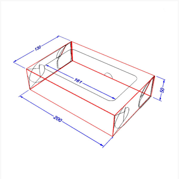 Коробка для суші "Максі" біла