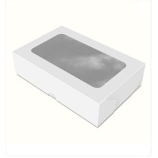 Картонная коробка для суши "Макси" белая