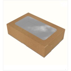 Картонная коробка для суши "Макси" крафт
