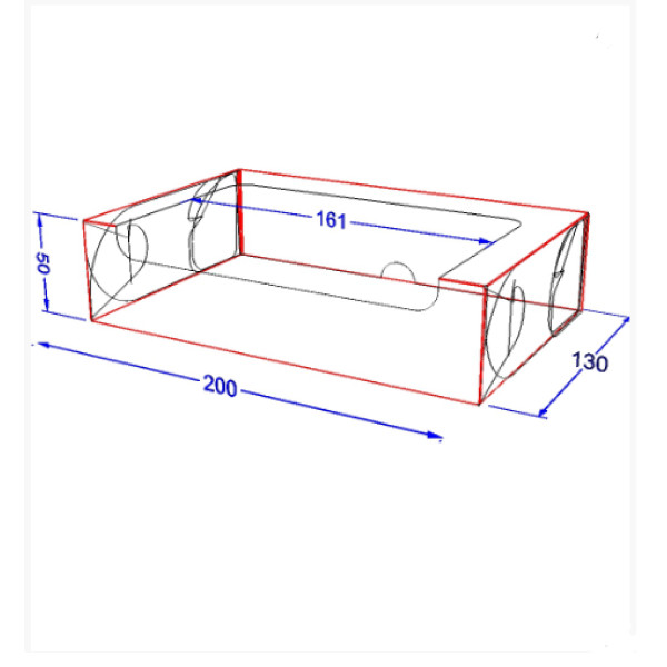 Коробка для суші "Максі" світла