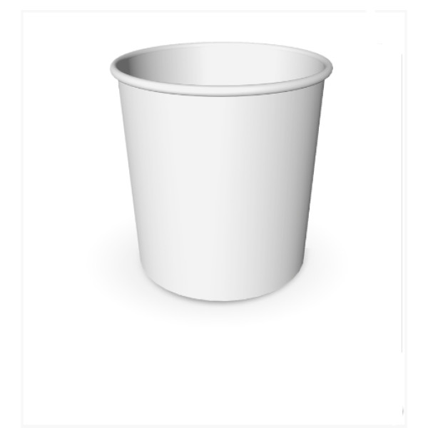 Картонний склянку 5 Л білий