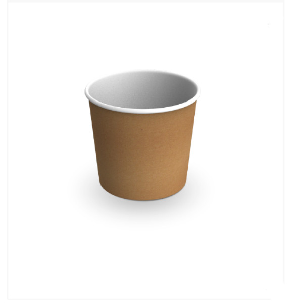 Картонний стакан 0,7 Л. Крафт (50шт/уп)