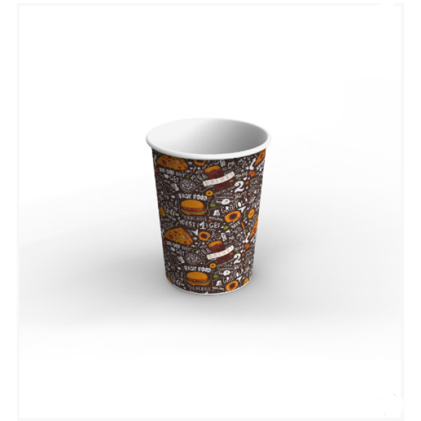 Картонний склянку 1 Л темний