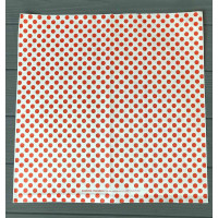 Папір обгортковий "Червоний горох" 320х320 мм 777Ф