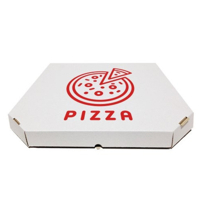 Коробка для піци c малюнком Pizza 320Х320Х30 мм (Червона печатка)